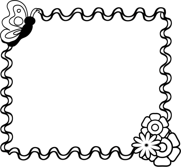 Рамки черно-белые детские