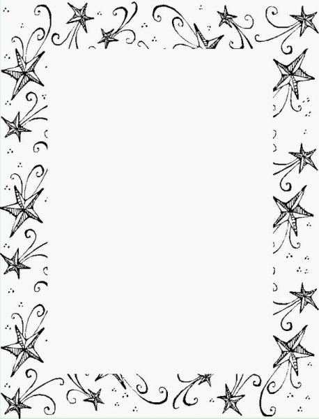 Рамка для поздравления черно белая