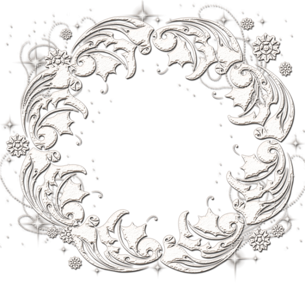 Рамка ажурная Новогодняя