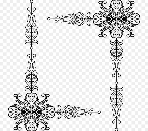 Новогодние рамки для текста черно-белые