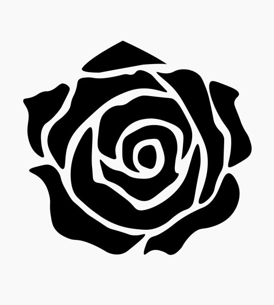 Трафарет "розы"