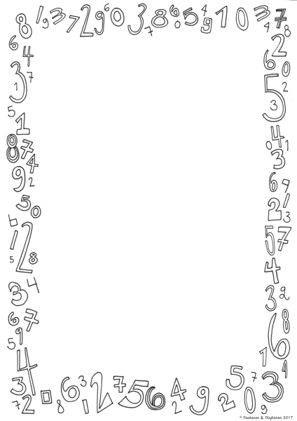 Математические рамки для оформления текста