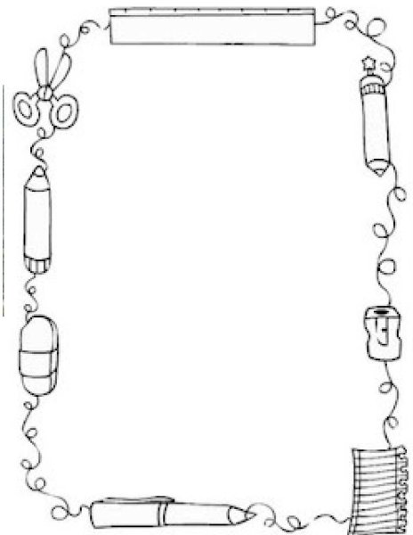 Рамки черно-белые детские