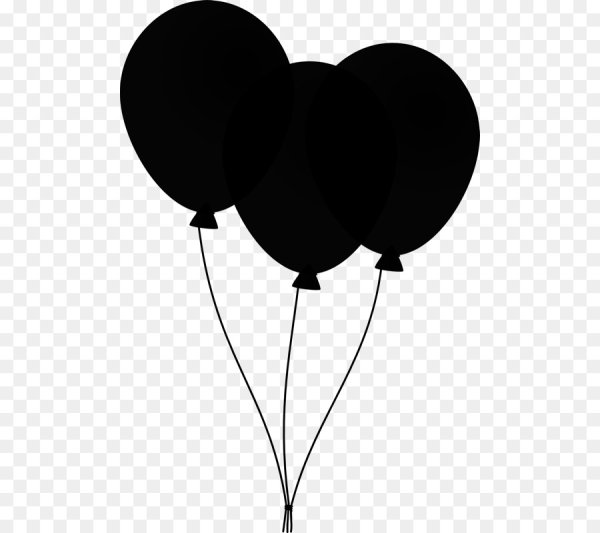 Силуэт воздушных шаров