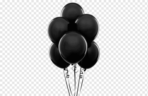 Шары черного цвета