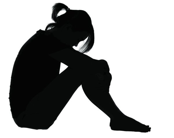 Грустная девушка