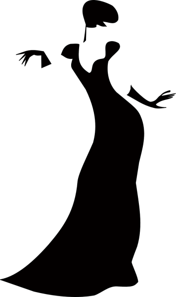 Силуэт девушки