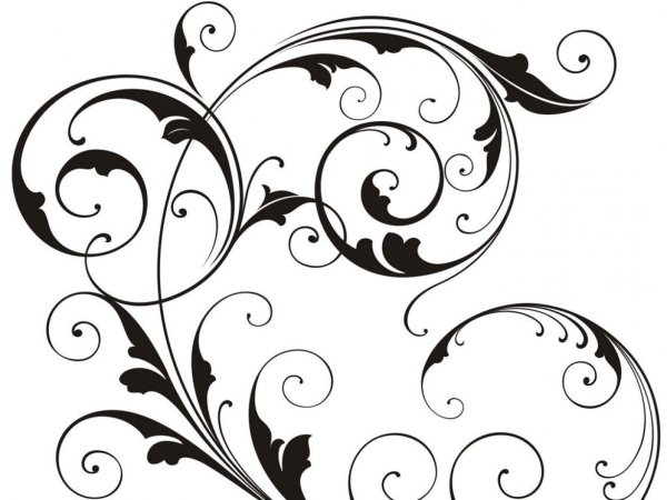 Узор завитки