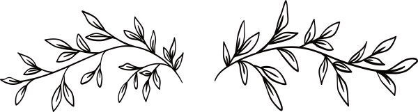 Веточка контур