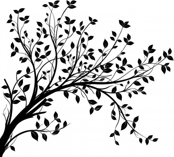 Растительный орнамент листья