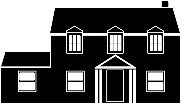 Домик контур