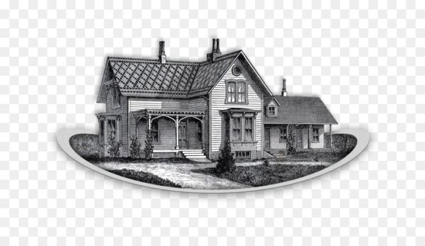 Загородный дом без фона