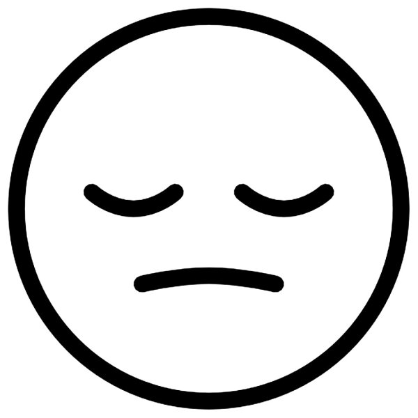 Грустный смайлик