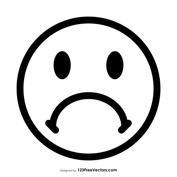Грустный смайлик
