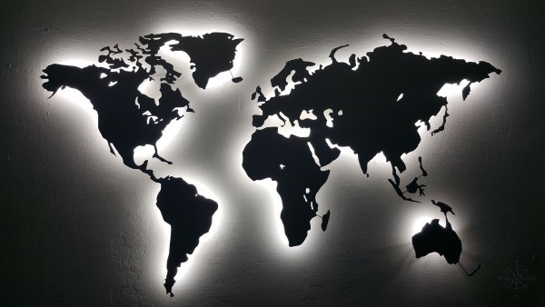 Обои карта
