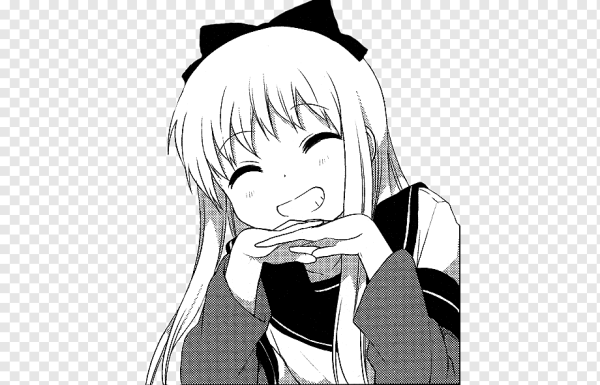 Аниме чёрно белое