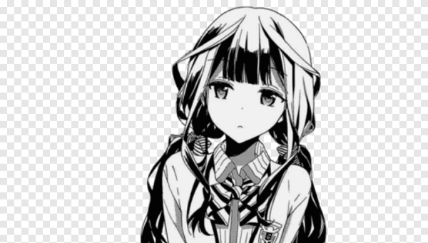 Аниме чёрно белое