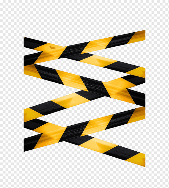 Ленточка желто черная