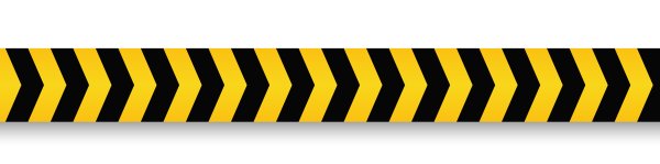 Жёлтая лента с чёрной полосой