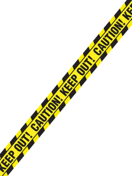 Желто черная лента