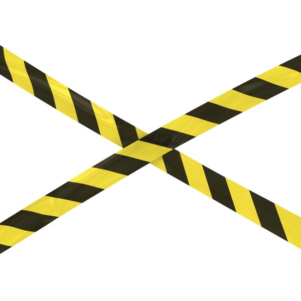 Красно желтая лента