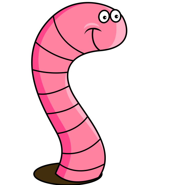 Червяк мультяшный