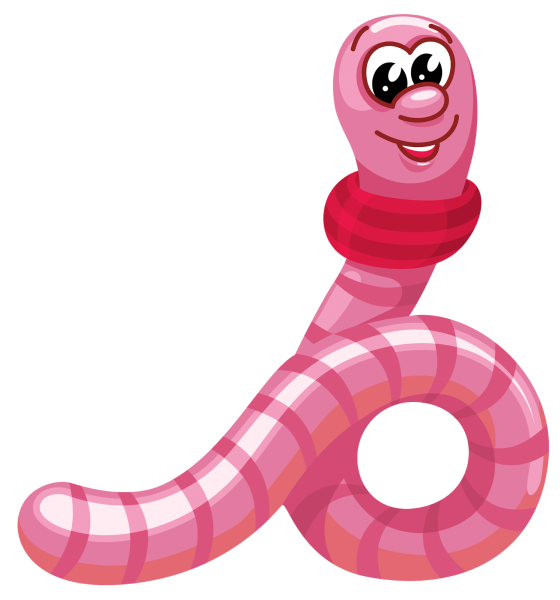 Веселый червяк