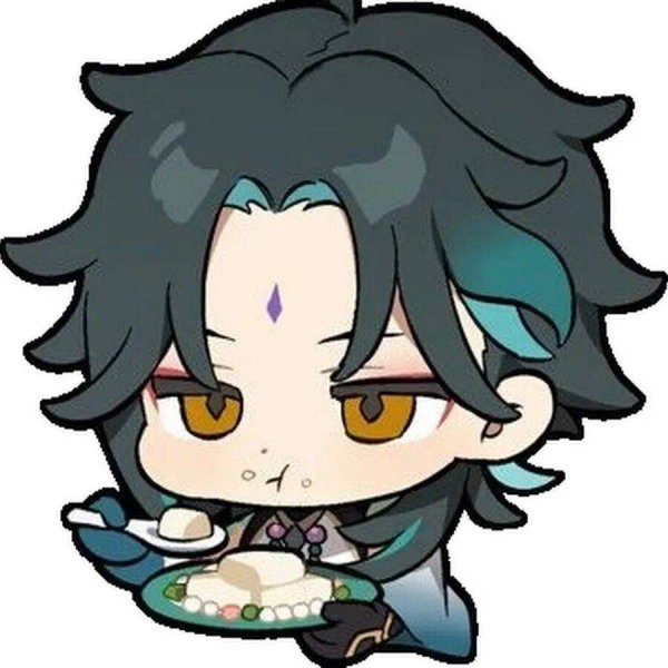 Сяо Геншин Чиби Стикеры