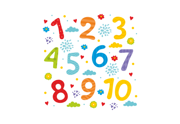 Цифры картинки для детей