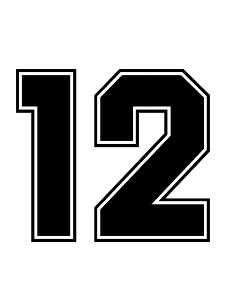 Цифра 12