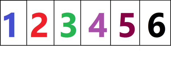 Карточки от 1 до 5