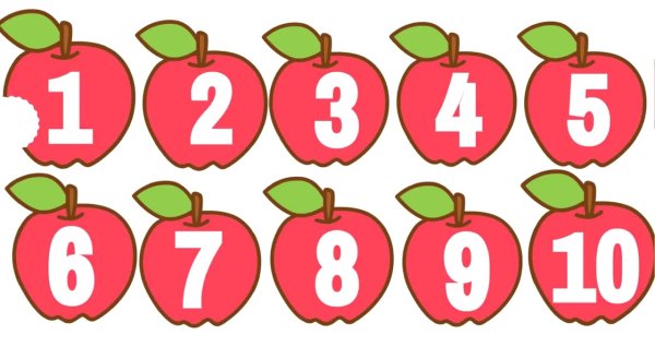 Цифры от 1 до 10 для детей