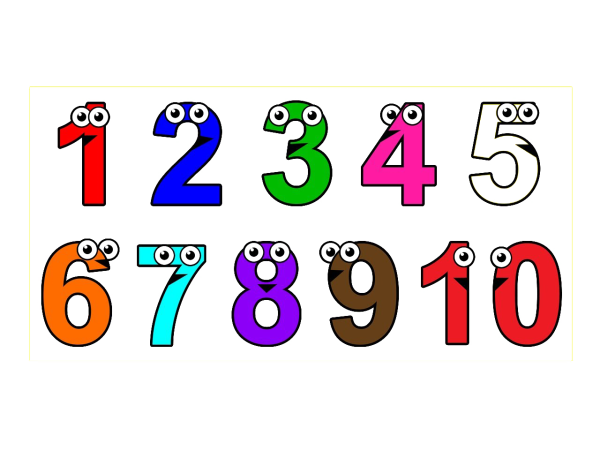 Цифры от 1 до 10