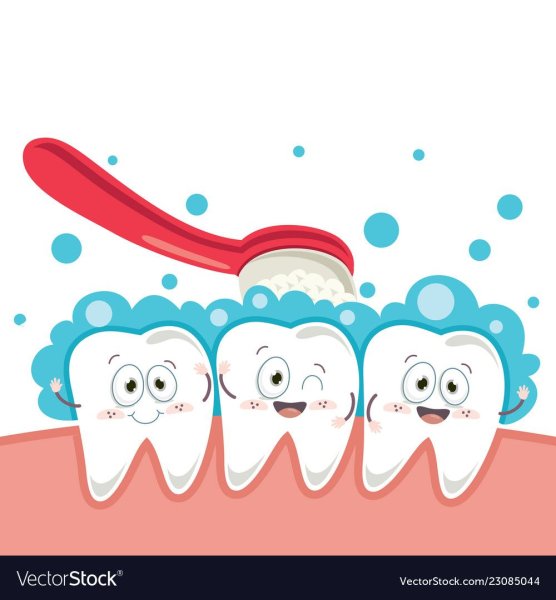 Зубы детские мультяшные