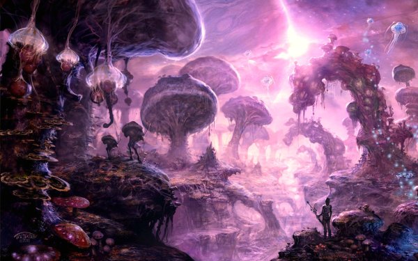 Инопланетный ландшафт