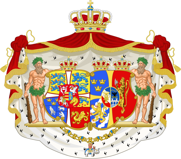 Королевский герб Дании