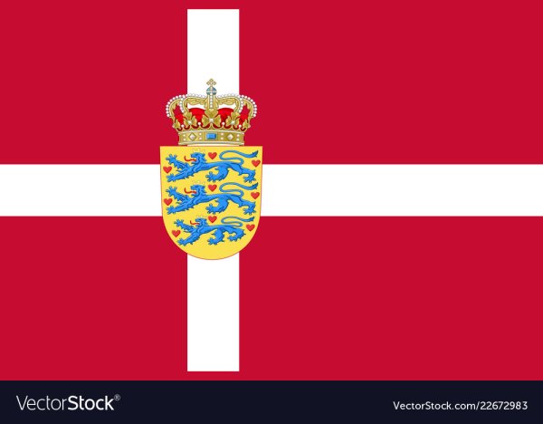 Королевство Дания флаг и герб