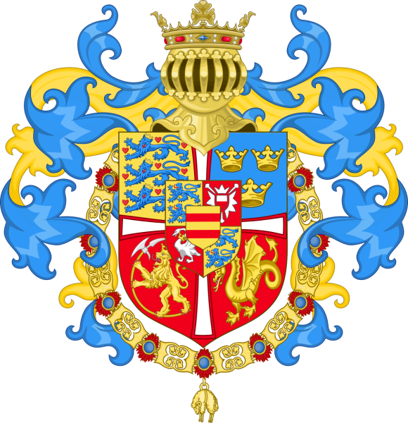 Официальный герб Дании