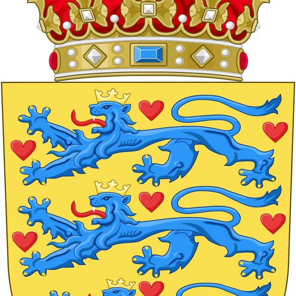 Королевский герб Дании