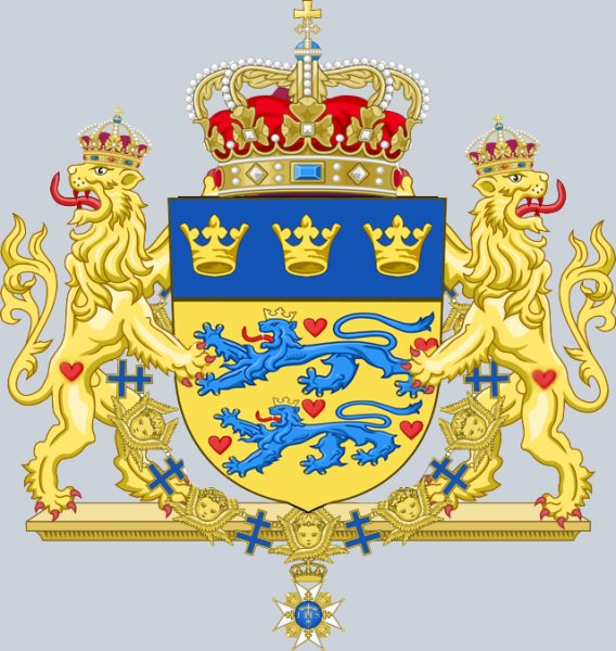 Герб датского королевства