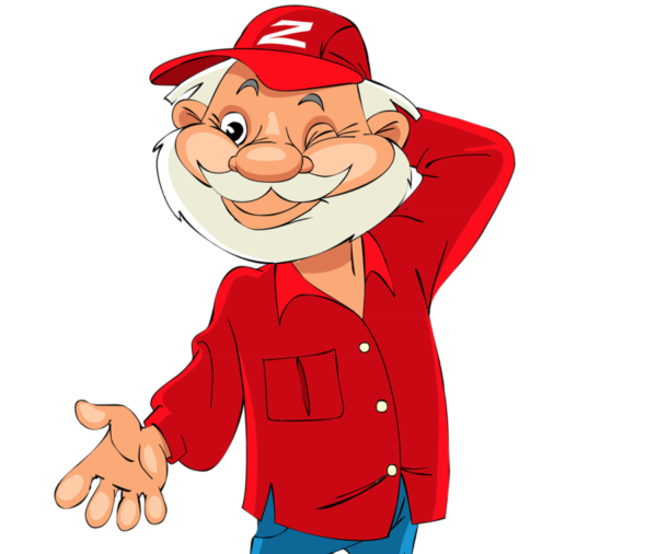 Дедушка мультяшка