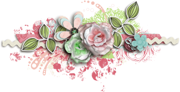 Цветочные элементы для фотошопа