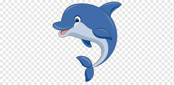 Наклейки "голубой Дельфин"