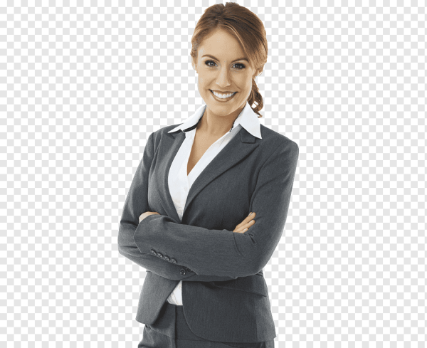 Девушка в деловом костюме