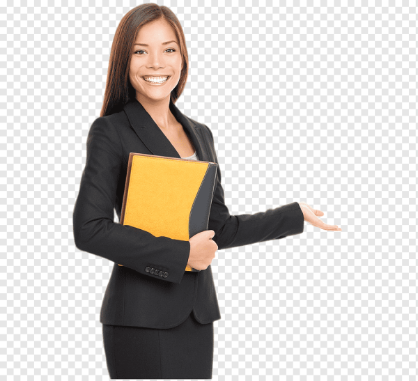 Девушка бизнес без фона