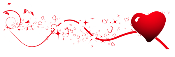 Клипарт сердечки на прозрачном фоне