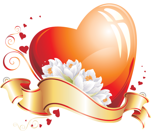 Сердце с надписью