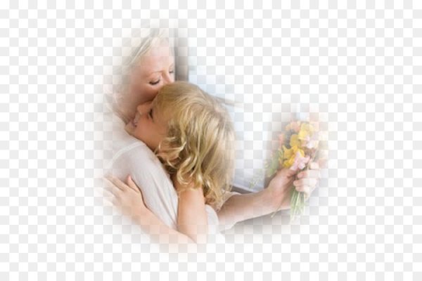 Мать и дитя на прозрачном фоне