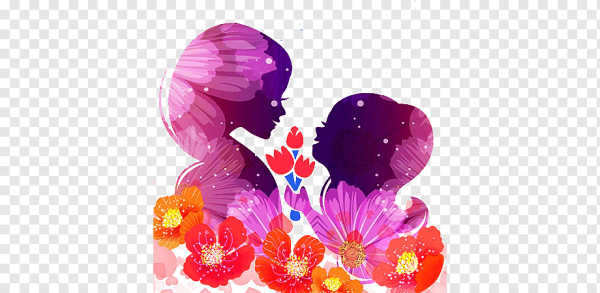 День матери на прозрачном фоне