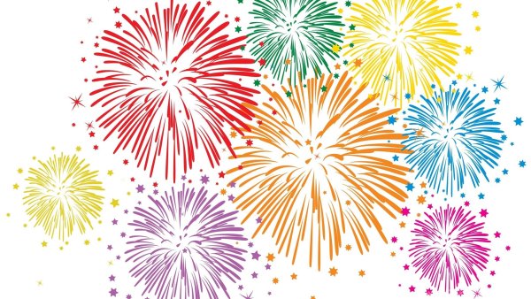 Салют рисунок